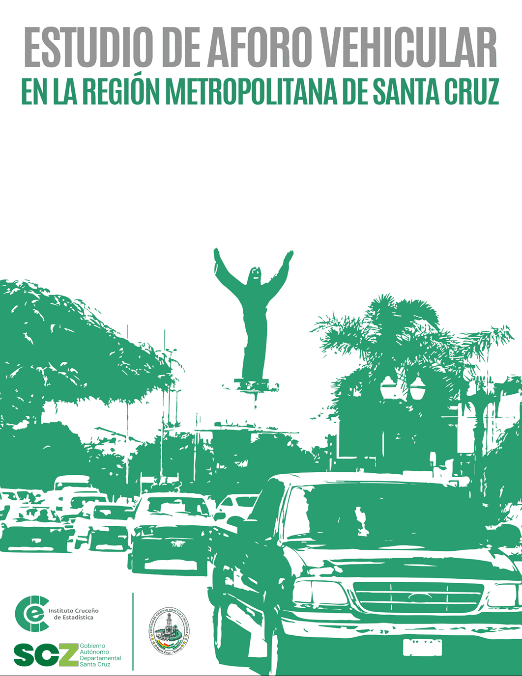 Carátula de ESTUDIO DE AFORO VEHICULAR EN LA REGIÓN METROPOLITANA DE SANTA CRUZ
