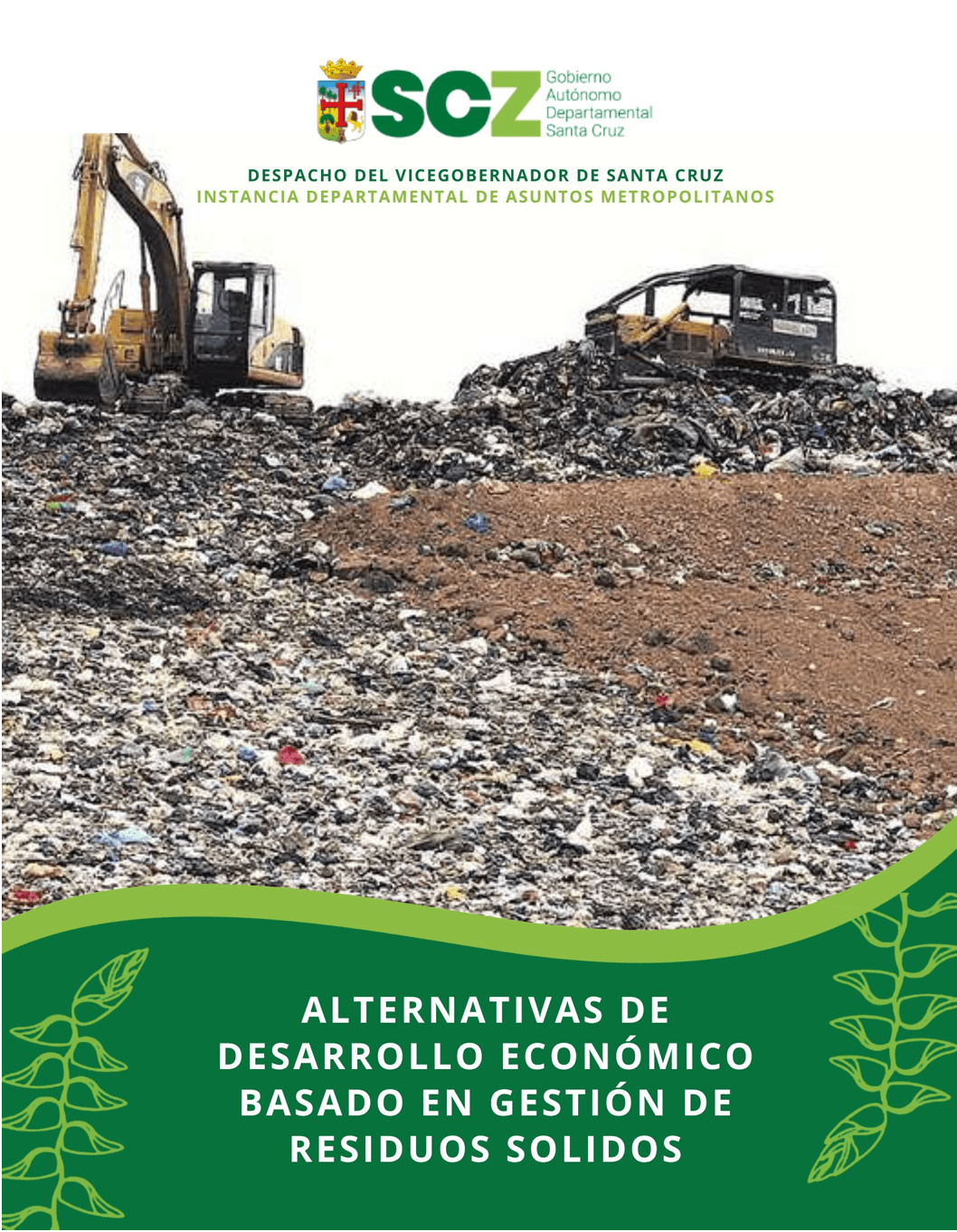 Carátula de ESTUDIO DE ALTERNATIVAS DE DESARROLLO ECONÓMICO BASADO EN GESTIÓN DE RESIDUOS SÓLIDOS