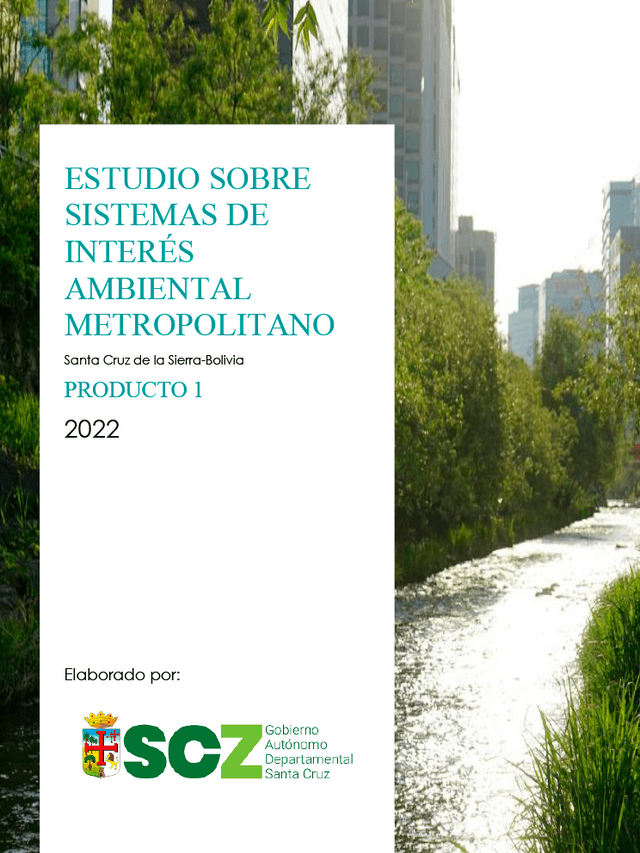 Estudio sobre Sistemas de Interes Ambiental Metropolitano